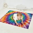 thumbnail image 2 of Rainbow Tie Dye Mandala Pattern Blanket,Comfortable Soft Flannel Throw Blanket,All Season,Warm Lightweight Blankets for Sofa Bed Couch Living Room Chair,30"x40", 2 of 4