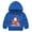 Blue, variant on Kids' $10 Under Kids Boy Girl Santa Hooded Sweatshirt Children Hoodie Christmas Costume for 3-8 Years Save Big