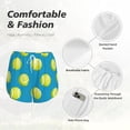thumbnail image 6 of Picia Ball Tennis Pattern Women's 2 in 1 Athletic Running Shorts High Waisted Workout Casual Gym Sweat Shorts with Comfy Liner Zipper Pockets-X-Large, 6 of 9