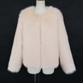 thumbnail image 6 of Womens Faux Fur Coat 2026 Winter Long Sleeve Open Front Shaggy Furry Warm Fluffy Parka Short Jacket Outwear, 6 of 7