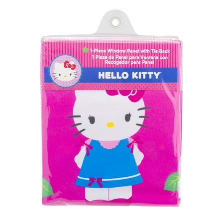  Hello Kitty Window  Panel With Tie Back 1 0 PIECE S 