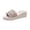 Beige, variant on Willtoo Slide Sandals for Women Open Toe Flat Slippers Slip On Pool Shoes Summer Comfortable Walking Mules 2026