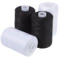 thumbnail image 3 of Bamboohart 4 Rolls Polyester Sewing Thread Hand Quilting Thread 1000 Yards per Roll, 3 of 8