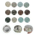 thumbnail image 4 of 12pcs Mini Iron Storage Box Pill Case Portable Tinplate Containers Storage Cans for Makeups Sundries Flower Series, 4 of 6