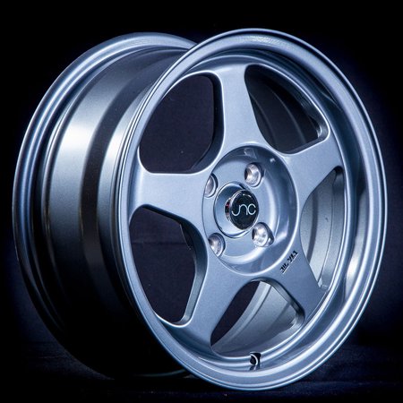 For 15x6.5 inch (1 Single Wheel Only) JNC Wheels - 15" JNC018 Gunmetal Rim - 4x100 JNC Wheels-18515317958