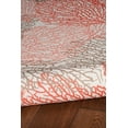 thumbnail image 2 of Haylee 5' x 7' Washable Area Rug, Ivory and Coral, 2 of 8