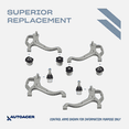 thumbnail image 6 of AUTOACER Complete Suspension Kit 24 pcs - Front & Rear, Upper, Lower Control Arm Bushings, Knuckle Bushes & Ball Joints for LR3 2004 - 2009 (except Sport Utility) & LR4 2009 - 2018(All Models), 6 of 13