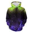 thumbnail image 5 of XPMWRP Women's Hoodies Pullover Fire Printed Hooded Sweatshirts Casaul Long Sleeve Drawstring Pullover Fashion Fall Winter Sweatshirt with Pocket Purple XXL, 5 of 9