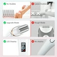 Electric Razor for Women, 3 IN 1 Painless Lady Shaver Waterproof Wet & Dry USB Rechargeable Low