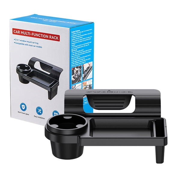 Multifunctional Car Side Doors Window Organizers with Cup & Smartphone Slot Storage Rack Accessories For Vehicle