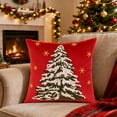 thumbnail image 1 of Herunwer Christmas Tree Throw Pillow Covers , Winter Hoilday Christmas Decoration Pillow Cases for Home Decor, 1 of 6