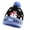 Style 4, variant on AOOOWER Colorful Snowflakes Santa Pattern Cuff Hat Soft Acrylic Yarn Breathable Lightweight Headwear For Men And Women