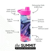 Simple Modern 18 fl oz Insulated Stainless Steel Water Bottle with Straw Lid, Dreamcicle