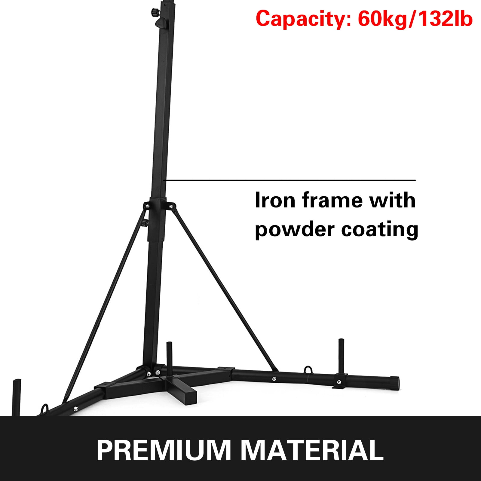 folding boxing bag stand