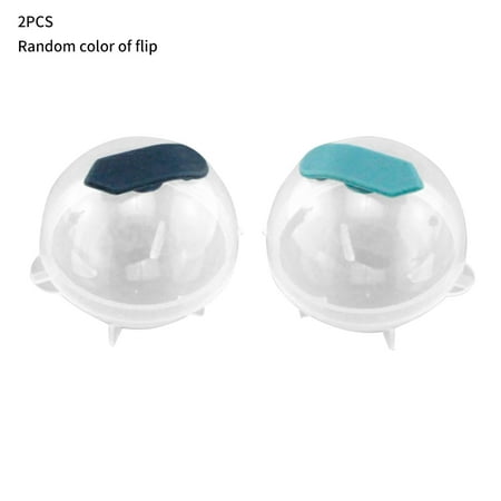 

Worallymy Ice Cube Makers Clamshell-type Non-stick Ice Ball Mould Reusable Round Ice Ball Making Tools Color Random