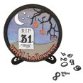 thumbnail image 1 of Calendario de Cuenta Regresiva de Madera Sincero Decoración de Halloween con Soporte y Adhesivo, 1 of 10
