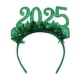 thumbnail image 2 of mfyjkho Diadema de plástico para Nochevieja, color rojo, verde, plateado y dorado, 21,8 x 16,5 x 2 cm, 1 unidad. Accesorio para el pelo para celebrar Año Nuevo., 2 of 6