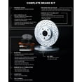 thumbnail image 4 of R1 Concepts Rear Brakes and Rotors Kit |Rear Brake Pads| Brake Rotors and Pads| Super Duty Brake Pads and Rotors WBXN1-48040, 4 of 5