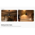 thumbnail image 6 of 4 Pack Ceiling Fan Light Covers Shade Replacements with 1-5/8" Fitter, 4.5" Height and 4-3/4" Diameter, Metal Bell Shaped Cover for Chandelier Pendant Light Wall Sconces Series, 6 of 10