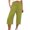 JN, variant on Manxivoo Women's High Waist Cotton Linen Casual Sports Pants Three Quarter Elastic Waist