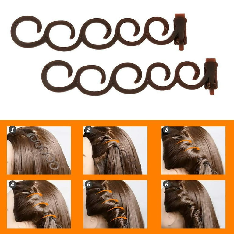 TCOTBE Hair Styling Set Hair Design Styling Tools DIY Hair Hairdresser Kit  Hair Braiding Tools Magic Simple Fast Hairstyle Maker Tools Hair Modelling