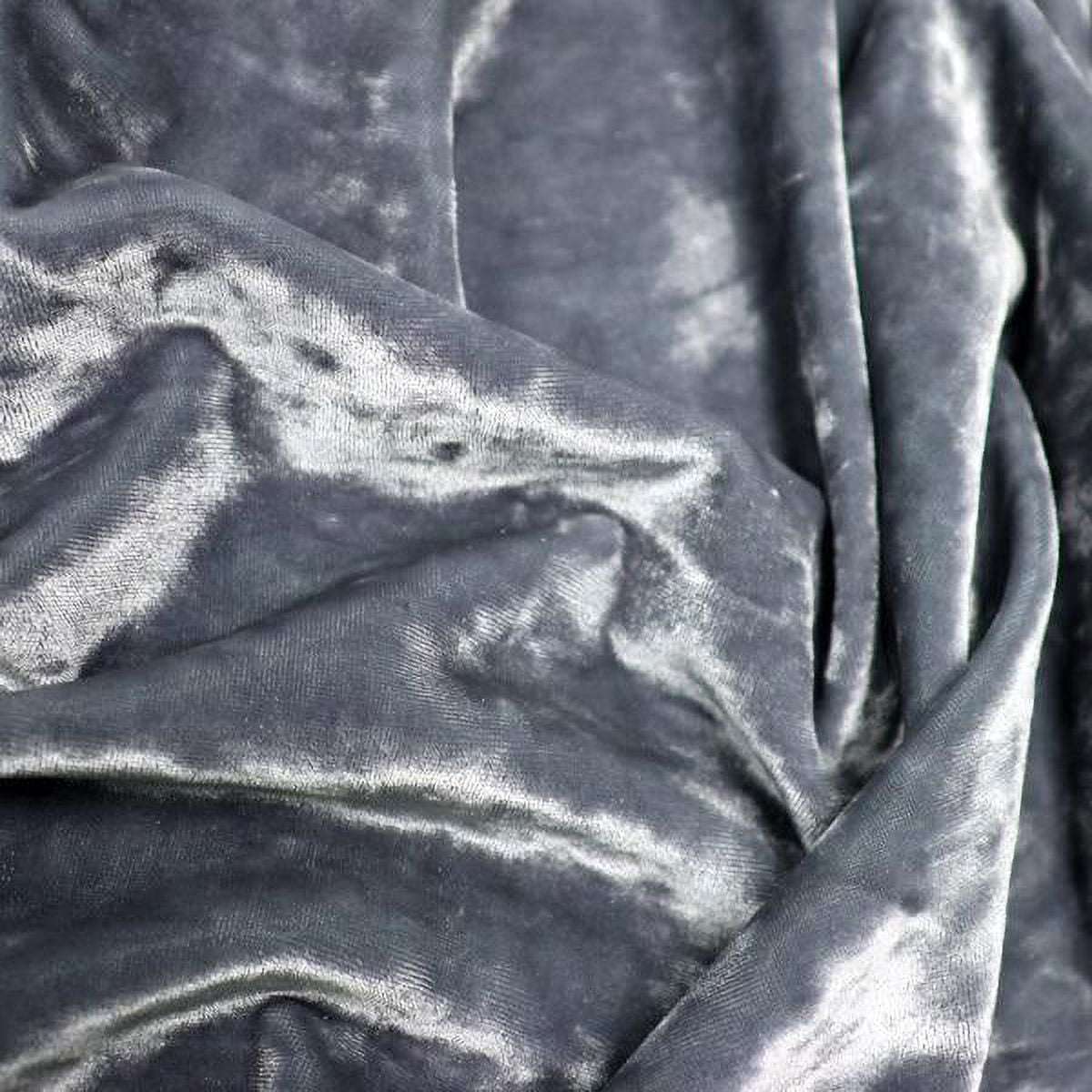 Silver velvet deals material
