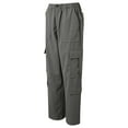 thumbnail image 6 of adviicd Women's High Waist Cargo Pants - Elastic Wide Leg Trousers with Pockets for Hiking Street Style (Dark Gray, XL), 6 of 7