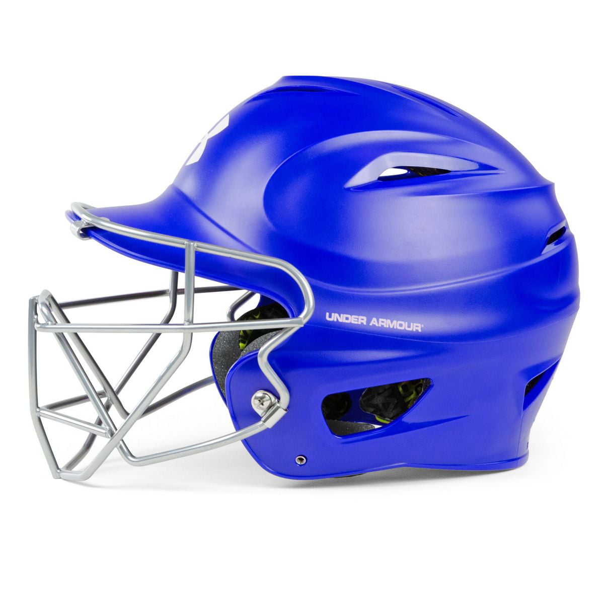 Download UA UABH110MM-FGB2 Youth Royal UA Matte Batting Helmet w ...