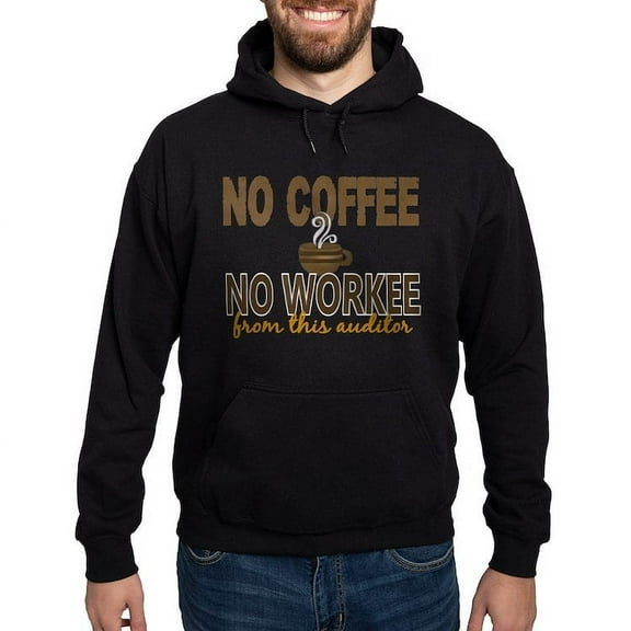 CafePress - Auditor No Coffee No Workee Hoodie (Dark) - Pullover Hoodie, Classic, Comfortable Hooded Sweatshirt