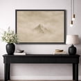 thumbnail image 4 of Framed Canvas Wall Art Minimalist Foggy Mountain Landscape Print for Living Room Decoration - 16"x24" BLACK, 4 of 8