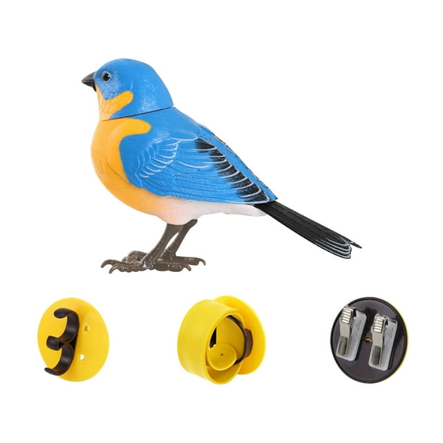 Sound Activated Singing Bird Toy Model B With Light Effects Interactive Parrot Educational Pet For Kids Sensory Play And Learning B