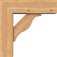 thumbnail image 3 of Ekena Millwork 7 1/2"W x 24"D x 24"H Funston Block Smooth Bracket w/ Offset Brace, Western Red Cedar, 3 of 25