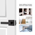 thumbnail image 3 of Probrico Poignées de Porte Noires pour l'Intérieur, Levier de Passage Robuste pour Poignées de Porte pour Garde-Robe et Couloir Intérieur, 3 of 7