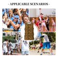 thumbnail image 6 of Naloa Snake Skin Basketball Jersey Reversible Men's Mesh Athletic Sports Shirts Training Practice S-4XLLarge, 6 of 6
