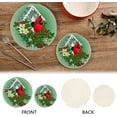 thumbnail image 4 of SKYSONIC Winter Red Bird Cute Pot Holders Trivets, 2 Pcs Heat Resistant Trivets,Snow Flowers Cotton Thread Weave Mats for Hot Pads Pans Pot Bowl Teapot for Kitchen Decor, 4 of 7