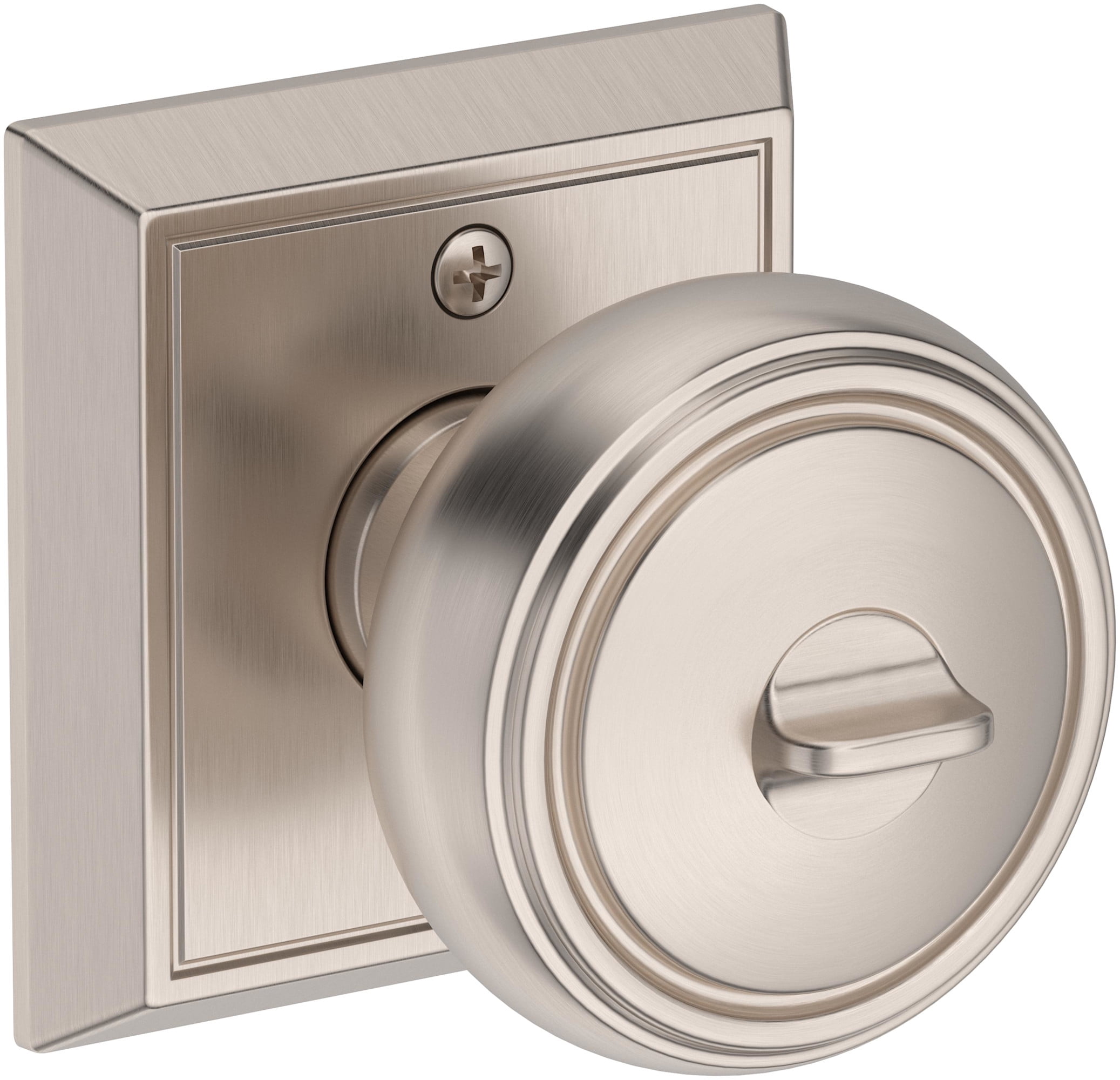 Baldwin ENBRECHR190SMC Bremerton Single Cylinder Keyed Entry Door Knob Set - Black