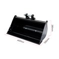 thumbnail image 2 of Mini Excavator Attachments with Narrow Bucket, Ripper, Rake Auger, Grapple, Quick Hitch, Screening Bucket Total 8pcs Excavator Accessories Kit, 2 of 15