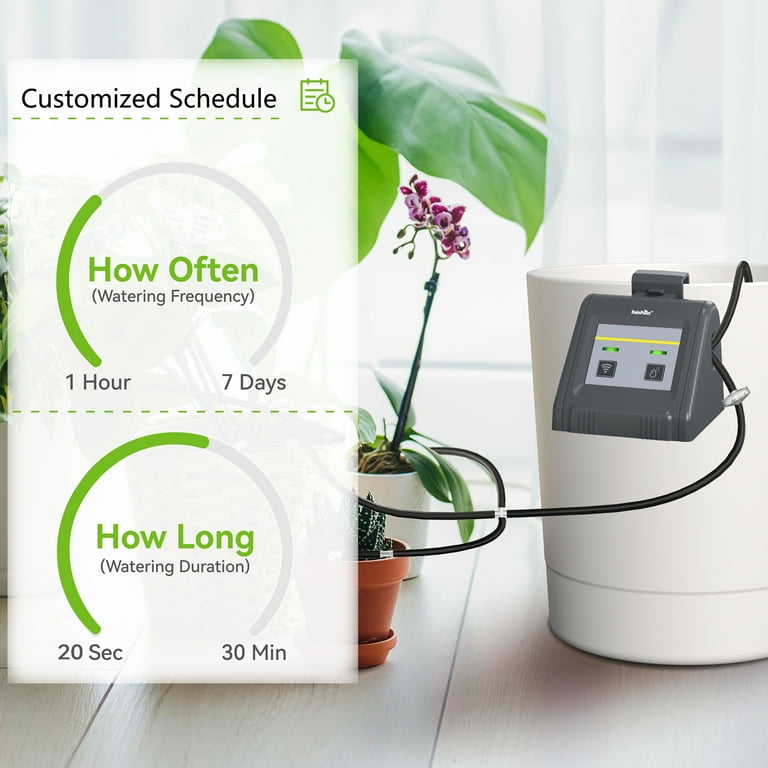 【PORTERNA】Rain Point Pumps RainPoint Automatic Watering Timer for Plants - WiFi-Enabled