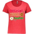 thumbnail image 3 of Inktastic Official Cookie Tester Christmas Cookies Women's Plus Size T-Shirt, 3 of 5