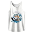 thumbnail image 2 of Tank Tops Men Funny Graphic Sleeveless Crewneck T Shirts Casual Beach Summer Gym Muscle Breathable Vests White XXXL, 2 of 3