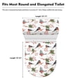 thumbnail image 5 of HELLHERO Hummingbird Toilet Lid Cover Set & Elastic Edge Toilet Lid Covers Set for Bathroom Home Comfort, Polyester Fabric, Dustproof, 5 of 5