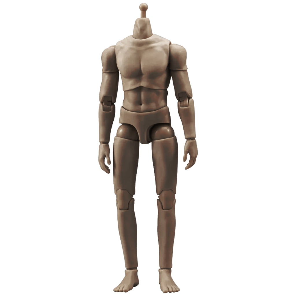 VUSLB JIAOU Doll 1/6 schaal 30,5 cm mannelijke naadloze super flexibele actiefiguur-body type & skin kleur selecteerbaar (Lean, Natural