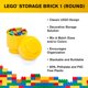 thumbnail image 5 of LEGO Caja de Juguetes Redonda con Ladrillos de Almacenamiento Amarillo Brillante, 5 of 5