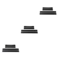 thumbnail image 4 of sweethay 4 Pieces/Set Car Doorsill Sticker Self-adhesive Ornament Rectangular Automotive Universal Decal 3D Scratchproof Type1 NO1, 4 of 6