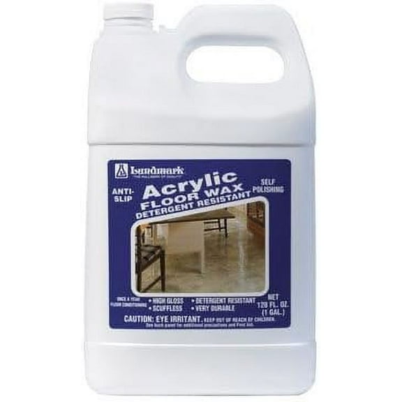 Lundmark Acrylic Floor Wax - Gloss Finish - 1 Gal