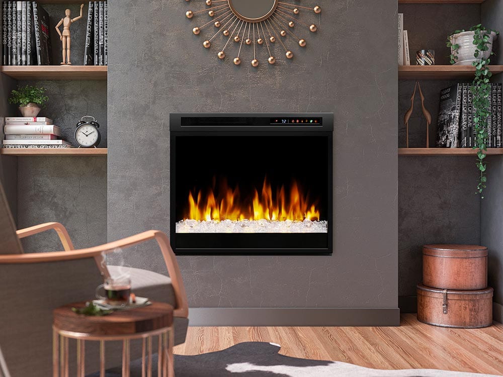 Dimplex 28-in Multi-Fire XHD Pro Plug-In Electric Fireplace with Acrylic  Ice u0026 Driftwood - DF28DWC-PRO - Walmart.com