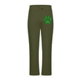 thumbnail image 4 of Generic Mens Baggy Sweatpants Irish Clover Dog Paw Graphic Pants Elastic Waist Versatile Sports Trousers with Pocket, 4 of 4