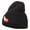 Black, variant on California State Flag Map Embroidered Long Beanie - White OSFM