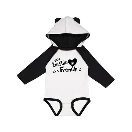 

Inktastic Bestie Frenchie Gift Baby Boy or Baby Girl Long Sleeve Bodysuit