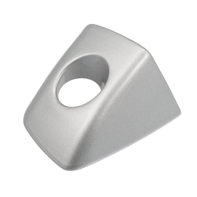 Reemplazo de la cubierta de la tapa de la manija de la puerta delantera izquierda para Audi A4 para Audi Q5 - Paquete de 1 tono plateado
